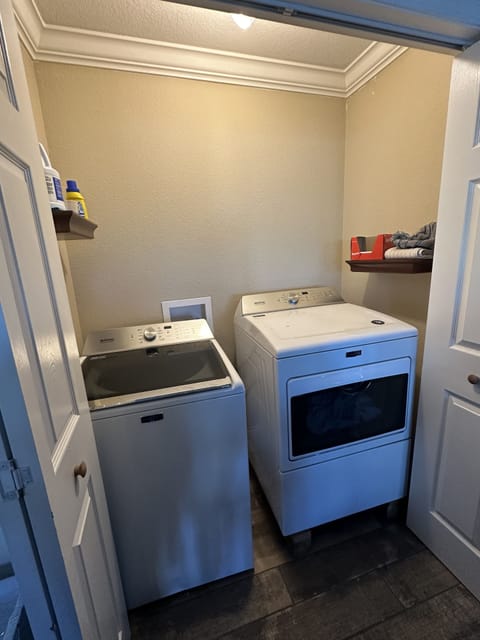 Full-size washer and dryer