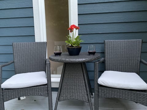 off primary suite-perfect place to enjoy morning cup of Joe/afternoon wine down