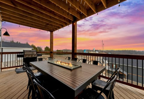 Start your day with coffee or unwind in the evening on this cozy deck with unbeatable views.