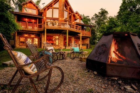 Sharing stories around the fire pit is always so much fun