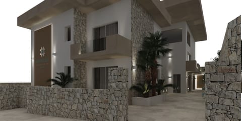 Front of property - evening/night