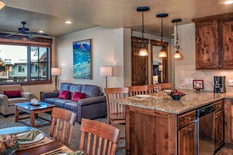 Spacious villa for the whole family. The couch converts into a sleeper sofa for two extra guests.