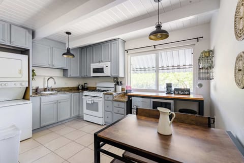 Imagine starting your day here, brewing fresh coffee while the morning sun streams through the window 🍳