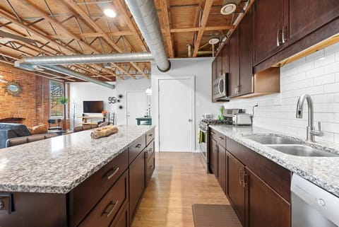 Kitchen Island and Sink
