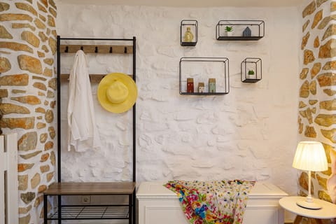 Apartment | Living area | 34-inch flat-screen TV with cable channels