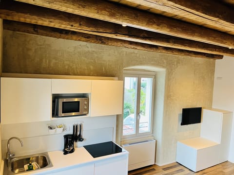 Duplex | Private kitchen | Full-size fridge, microwave, stovetop, dishwasher