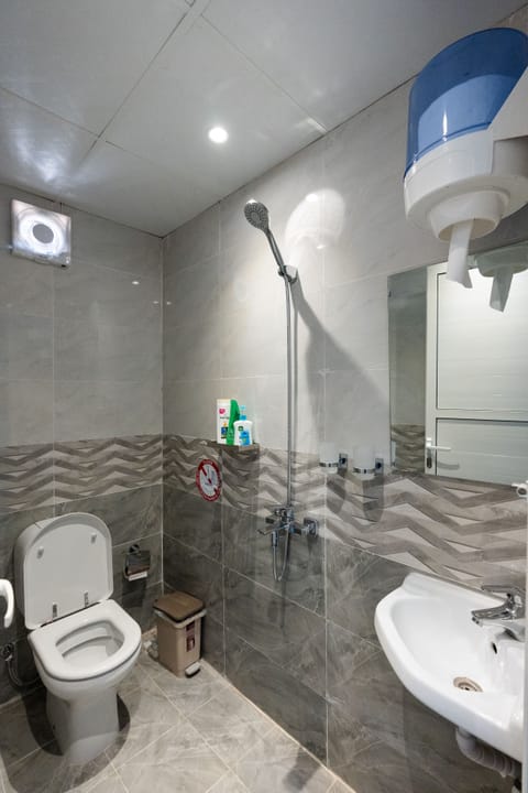 Comfort Double Room | Bathroom | Shower, free toiletries, hair dryer, slippers