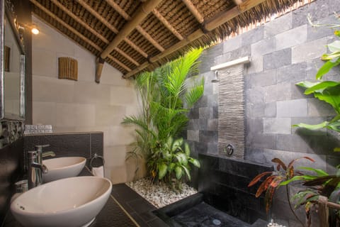 Private Plunge Pool Room | Bathroom | Shower, free toiletries, hair dryer, bathrobes