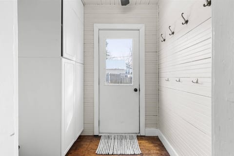 Mud room to back yard, perfect for pets or bikes!
