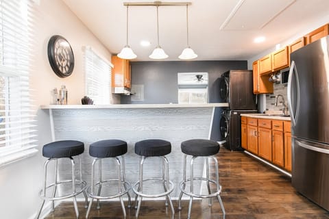 Kitchen Counter with Stools