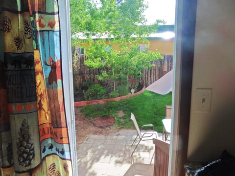 garden view from living area