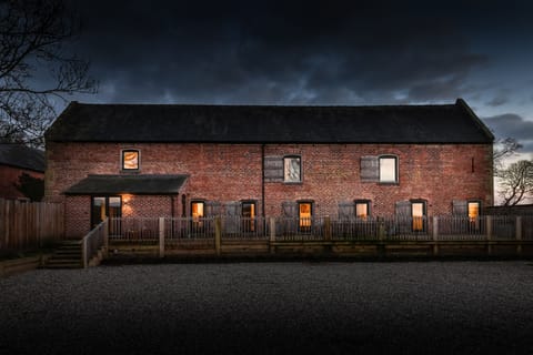 Twilight at the Barn at Plas Ashpool, Denbighshire