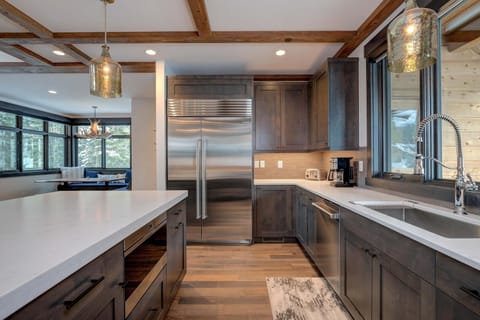 Indoors, Kitchen, Sink, Sink Faucet, Hardwood