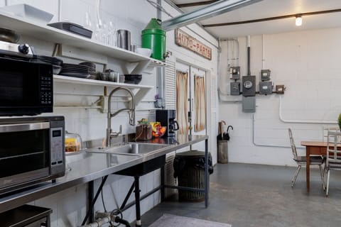 Enjoy the convenience of the modern kitchen, stocked with dishes, utensils, and everything you need to whip up culinary delights