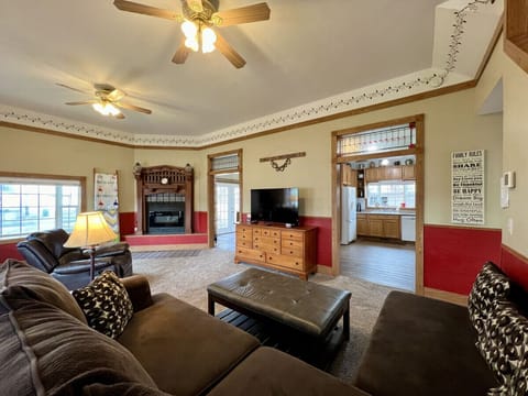 Cozy Seating - Perfect for Taking in a Movie on the 55` TV