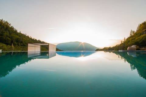 Indoor pool, seasonal outdoor pool