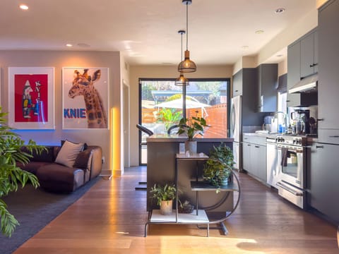 Kitchen off of the Living Room