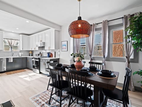 a harmonious and inviting atmosphere perfect for memorable gatherings and shared meals.