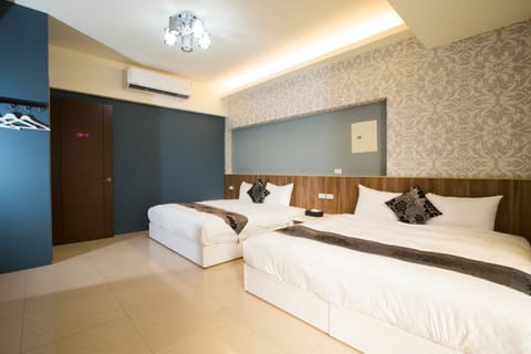 Quadruple Room, 2 Double Beds | Premium bedding, down comforters, free minibar, desk