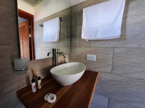 Double Room | Bathroom | Shower, free toiletries, towels, soap