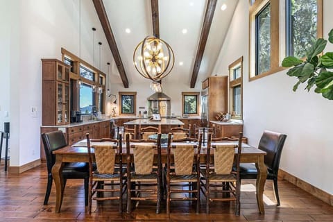 Open Dining and Kitchen Area