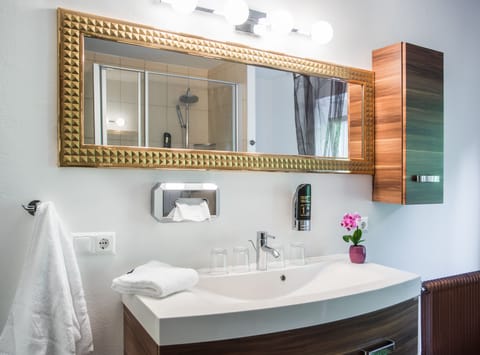 Family Room | Bathroom | Free toiletries, hair dryer