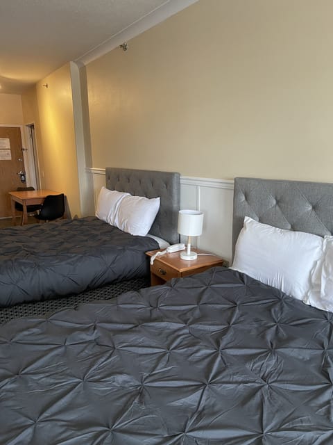 Basic Room, 2 Queen Beds | In-room safe, desk, laptop workspace, soundproofing