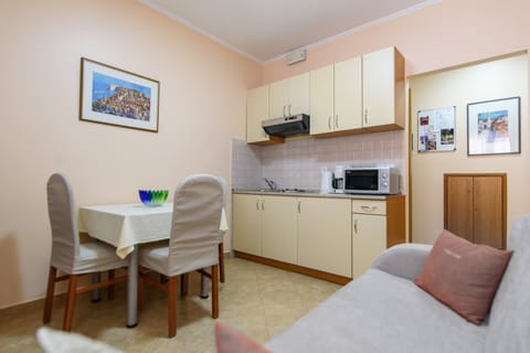 Standard Apartment, 1 Bedroom | Private kitchen | Fridge, microwave, stovetop, electric kettle