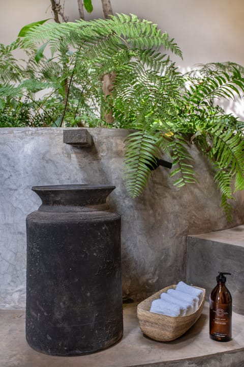 Outdoor banquet area