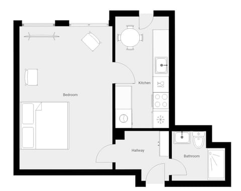 Studio | Floor plan