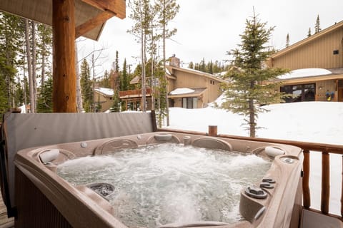 Hot Tub, Tub, Tree, House, Porch