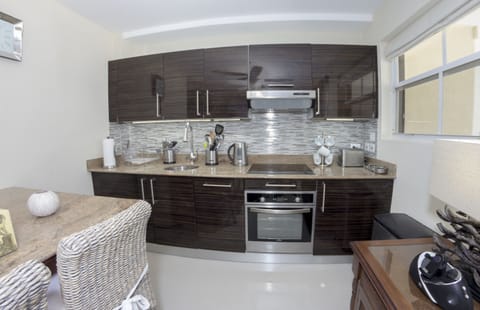 Condo, 1 Bedroom | Private kitchen | Fridge, microwave, stovetop, dishwasher