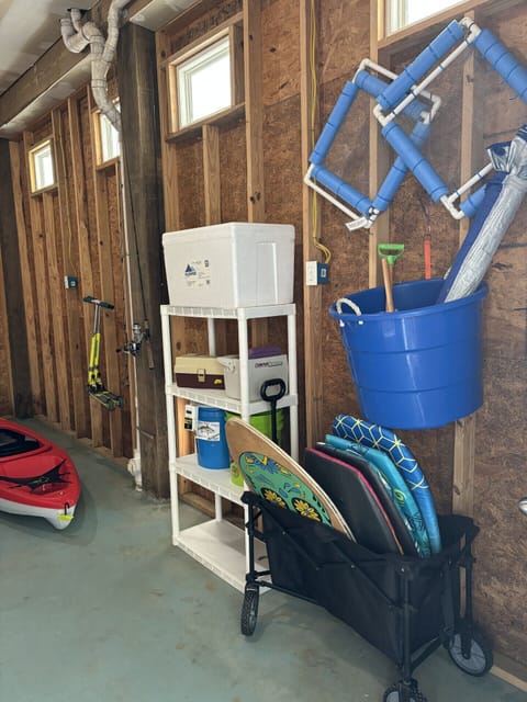 Guest Storage with fishing gear