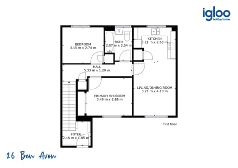 Floorplan of 26 Ben Avon