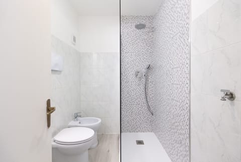 Basic Apartment | Bathroom | Shower, towels