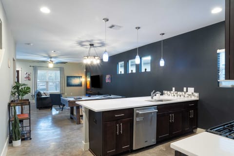 Modern Kitchen with Dishwasher and Bar Seating