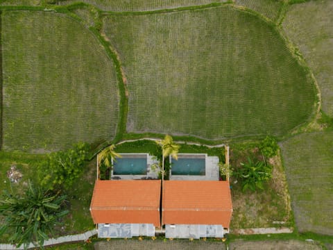 Outdoor banquet area