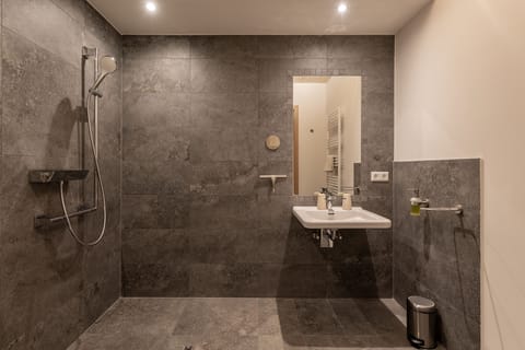 Standard Twin Room | Bathroom | Shower, hair dryer, towels