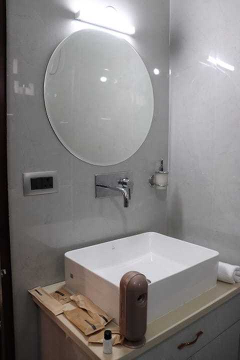 Standard Double Room | Bathroom | Shower, rainfall showerhead, bathrobes, slippers