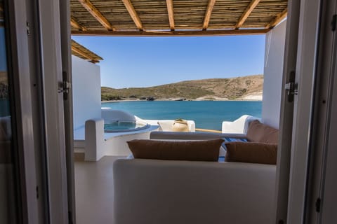 PROVATAS Suite Sea View with Outdoor Jacuzzi | View from room