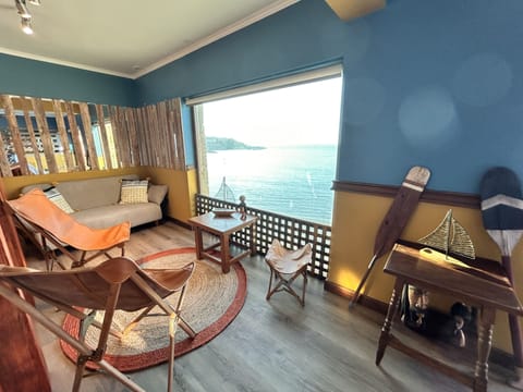 Premium Double Room, 1 Bedroom, Non Smoking, Sea View | Living area | 46-inch flat-screen TV with cable channels, TV, Netflix