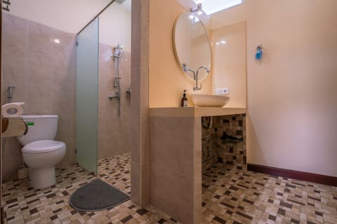 Standard Villa | Bathroom | Shower, hair dryer, towels, soap