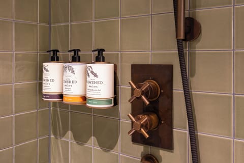 Free toiletries, hair dryer, towels