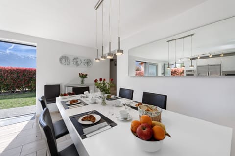 Kitchen and dining area