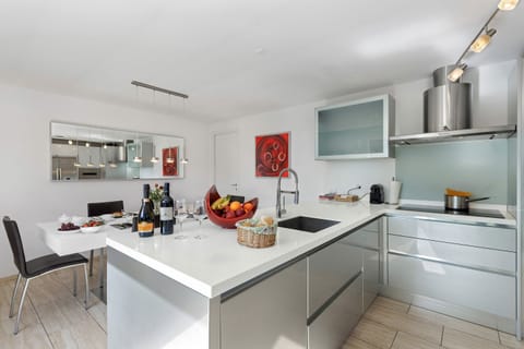Kitchen and dining area