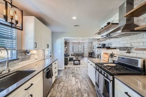 Fully equipped kitchen with everything you need—just bring your groceries and creativity!