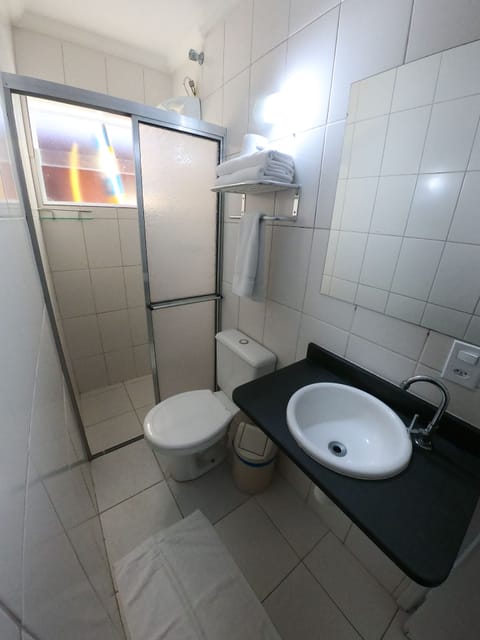 Economy Double Room | Bathroom | Shower, towels, soap, toilet paper