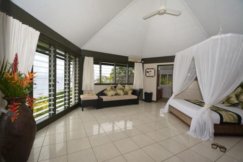 Grand Matalau Villa, 2 Bedrooms, Private Pool, Ocean View | Minibar, in-room safe, desk, soundproofing