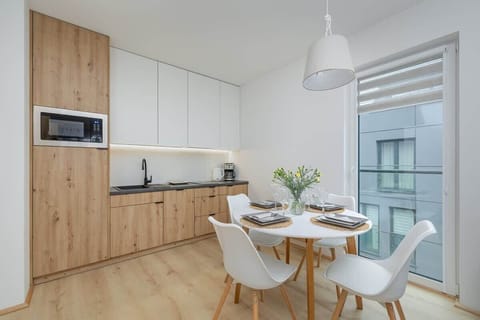 Dining area in the living room