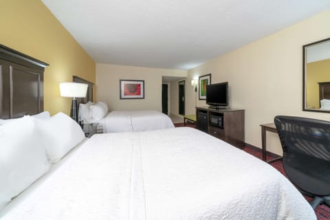 Classic Room, 2 Queen Beds, Non Smoking | Premium bedding, desk, laptop workspace, blackout drapes